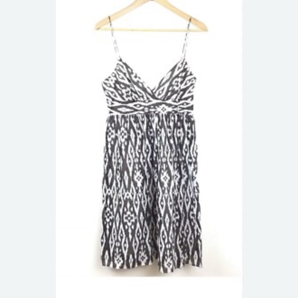 Milly Brown and White Maxi Dress